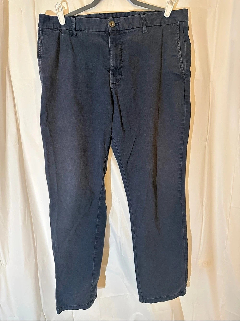 Old Navy Slim Built-In Flex Men's Slim Pants Waist 36x30 in navy blue